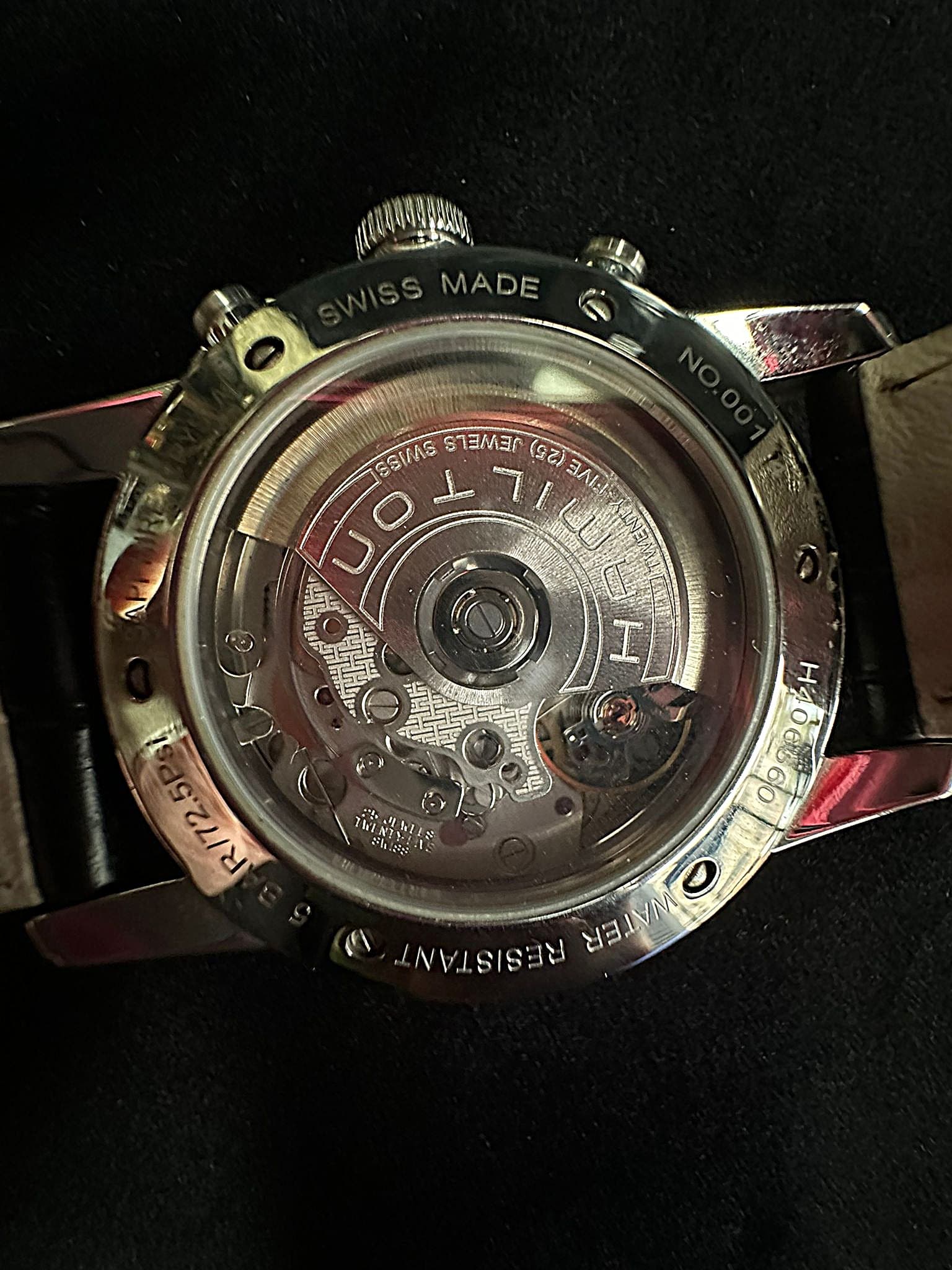 Ceas Hamilton RailRoad, 44mm, automatic Eta 7750 4