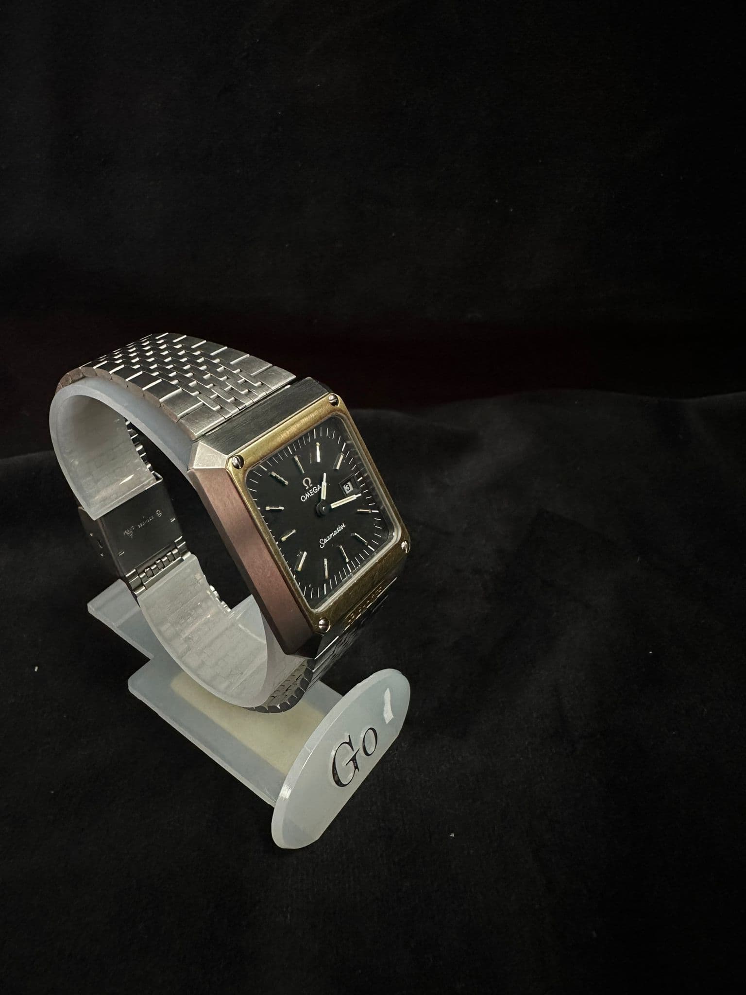 Ceas Omega Seamaster Mariner II Quartz, 30mm, Aur & Oțel – Vintage 3