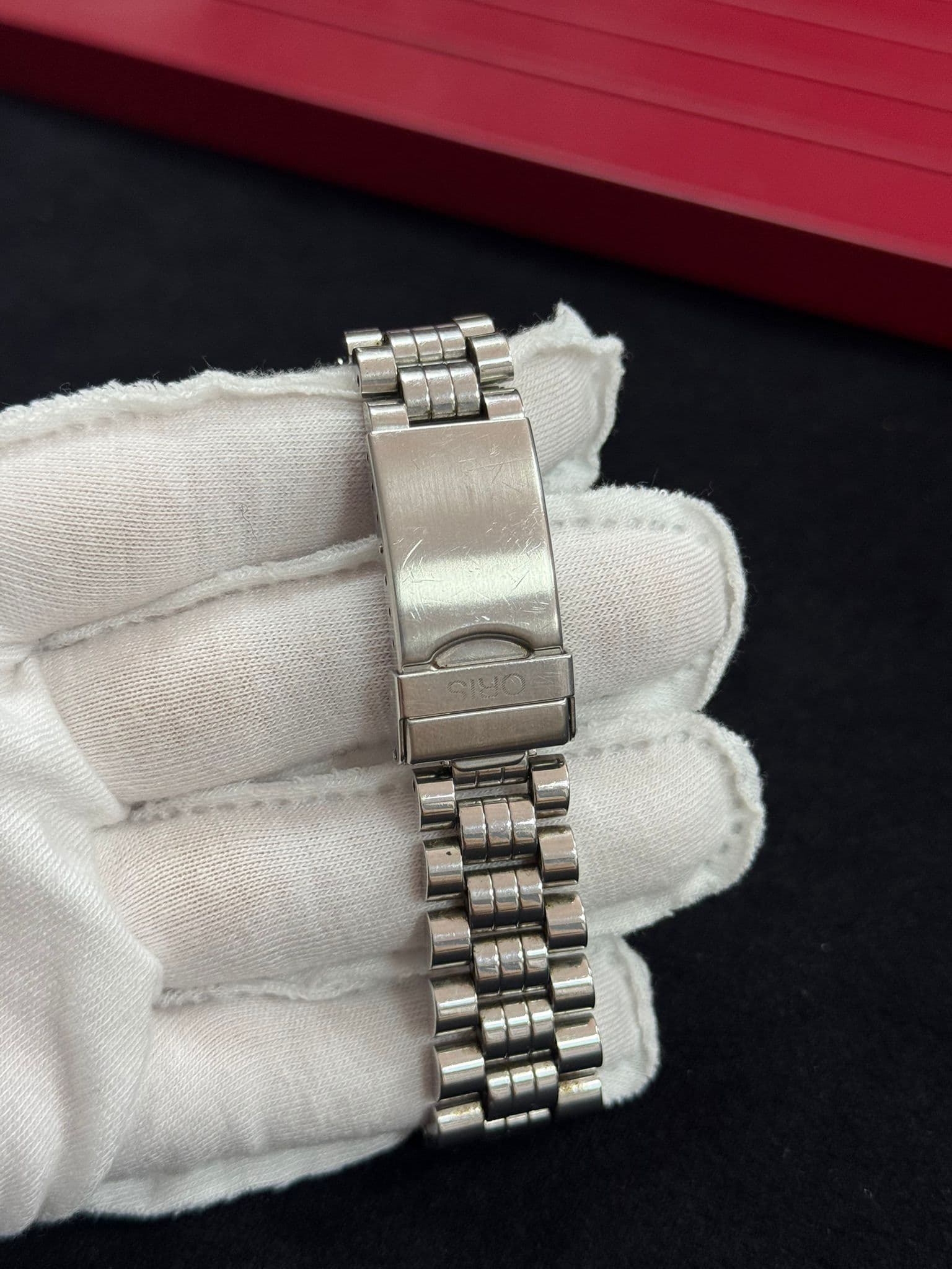 Oris Classic, 37mm, suflat cu aur 18k, Eta 2824 4