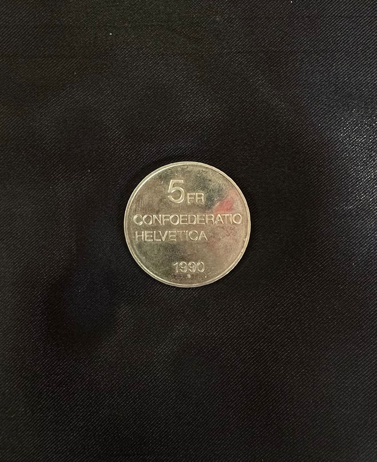 Monedă Comemorativă 5 Franci Elveția 1990 - Gottfried Keller 2