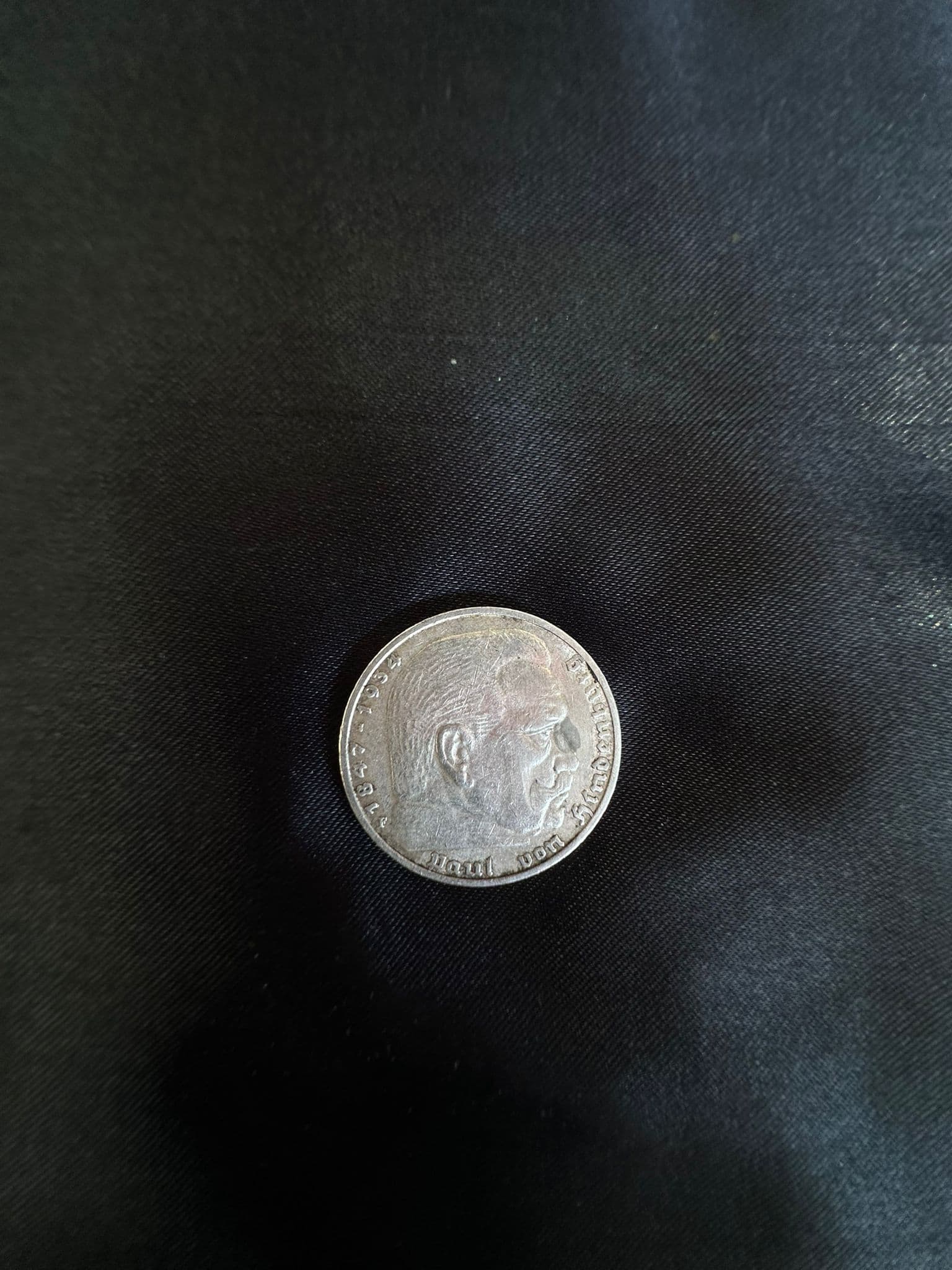 Monedă 5 Reichsmark 1937 - Paul von Hindenburg