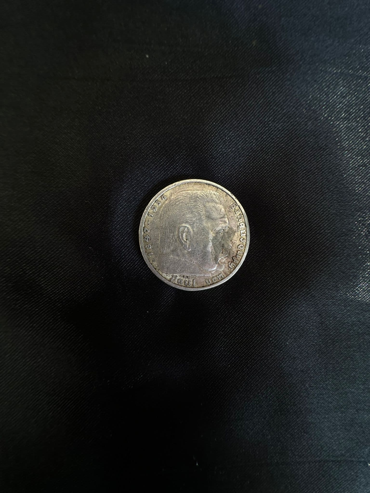 Monedă 5 Reichsmark 1938 - Paul von Hindenburg