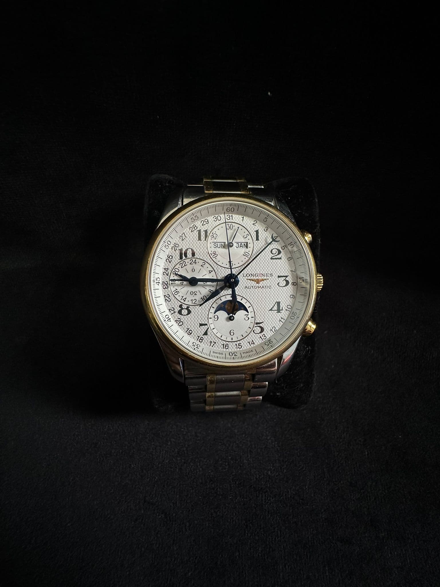 Longines Master Collection Moonphase 40mm – Aur/Oțel – Mecanism Automatic ETA 7751 2