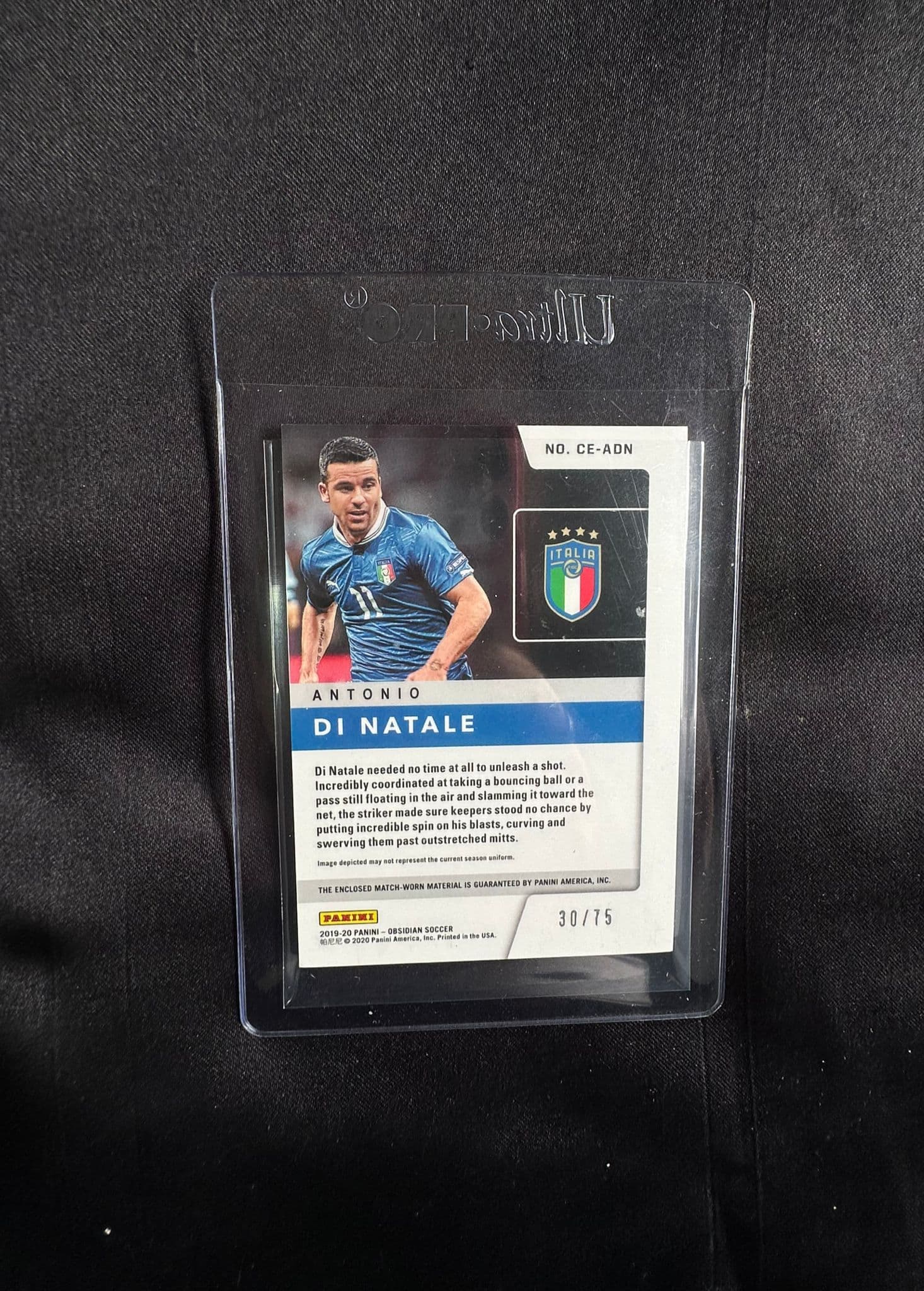 Cartonas de colectie Antonio Di Natale Autograf Editie Limitata 2