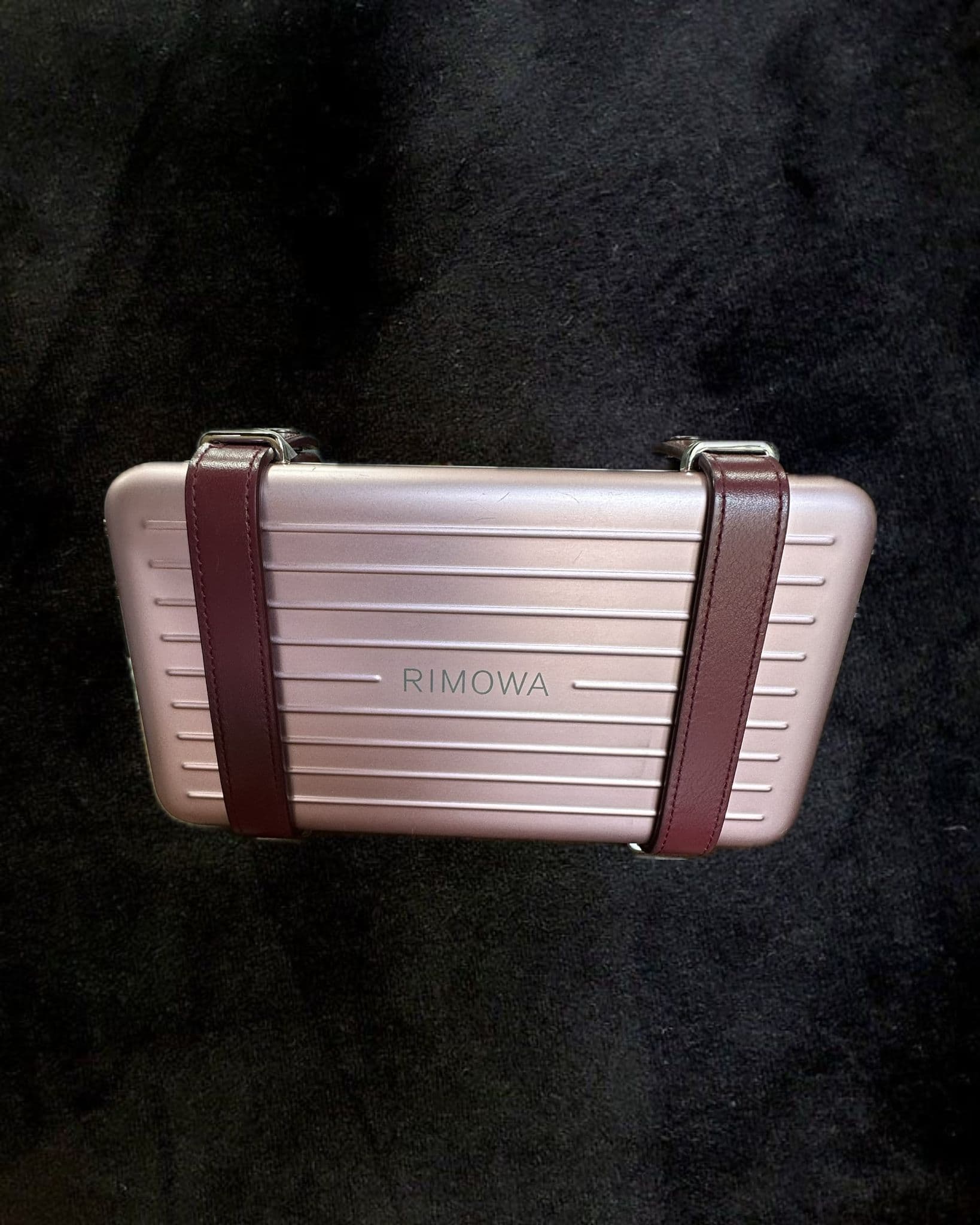 Geanta Dior x Rimowa Personal Clutch Bag - Aluminium Rose Gold - Ediție Limitată 4
