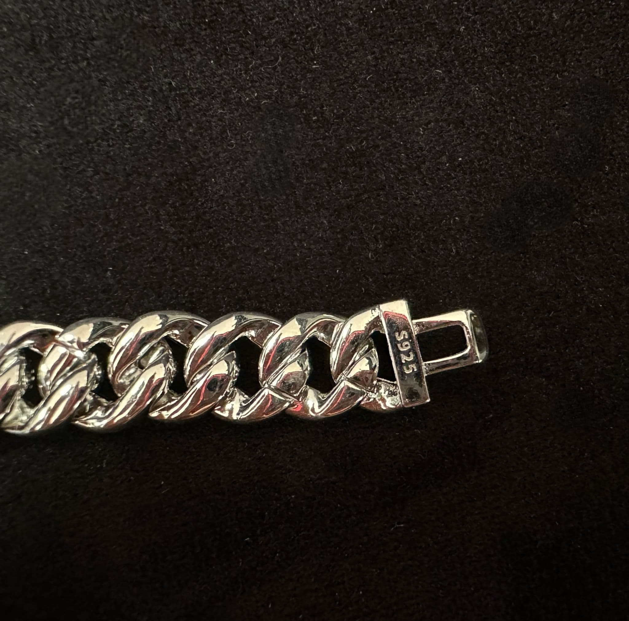 Brățară Cuban Link Iced Out - Argint 925 - 31.05g - Pietre Claritate VVS 3